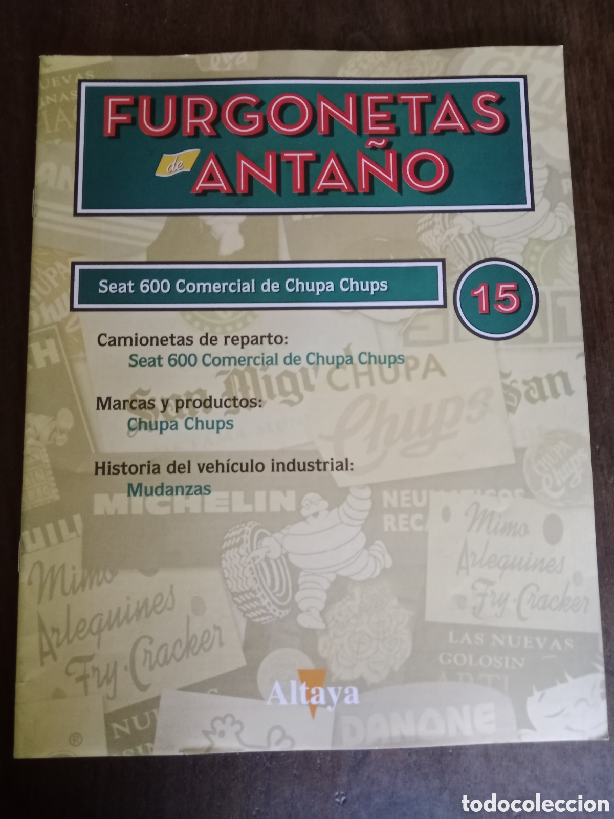 Otros art&iacute;culos de coleccionismo en papel: Fasc&iacute;culo furgoneta de anta&ntilde;o Seat 600 comercial