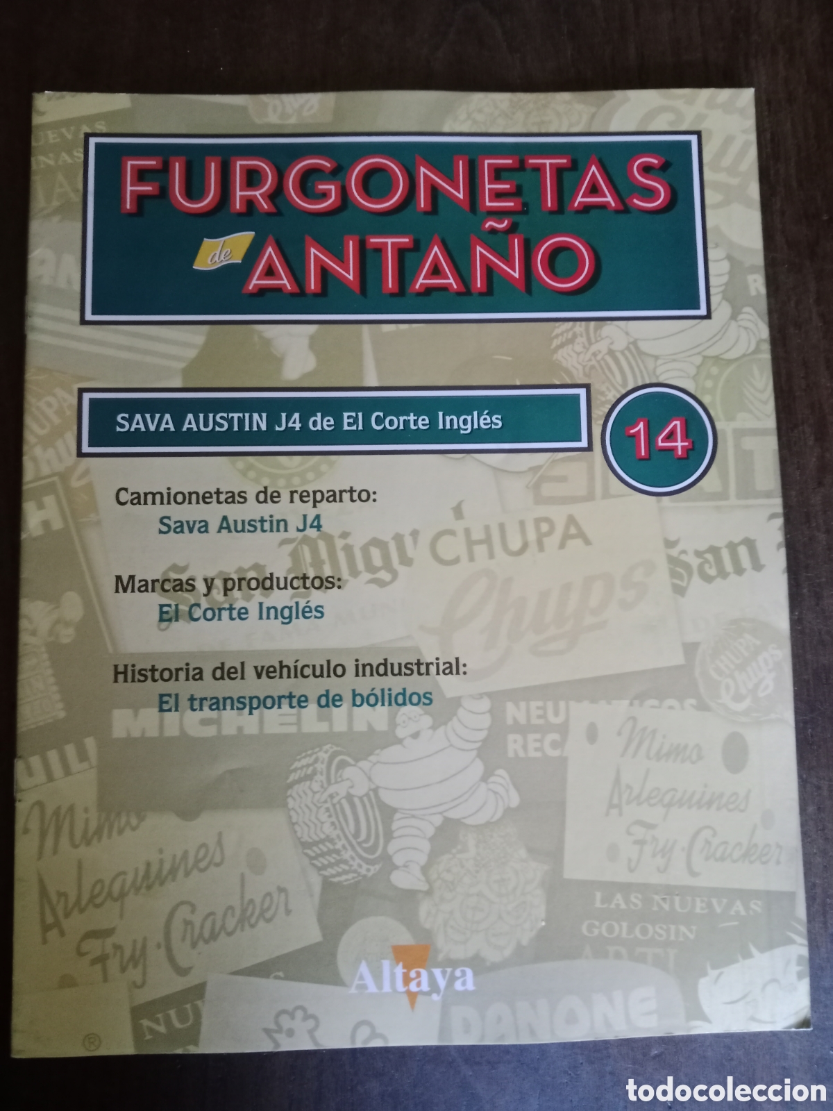 Otros art&iacute;culos de coleccionismo en papel: Fasc&iacute;culo furgoneta de anta&ntilde;o sava Austin J 4