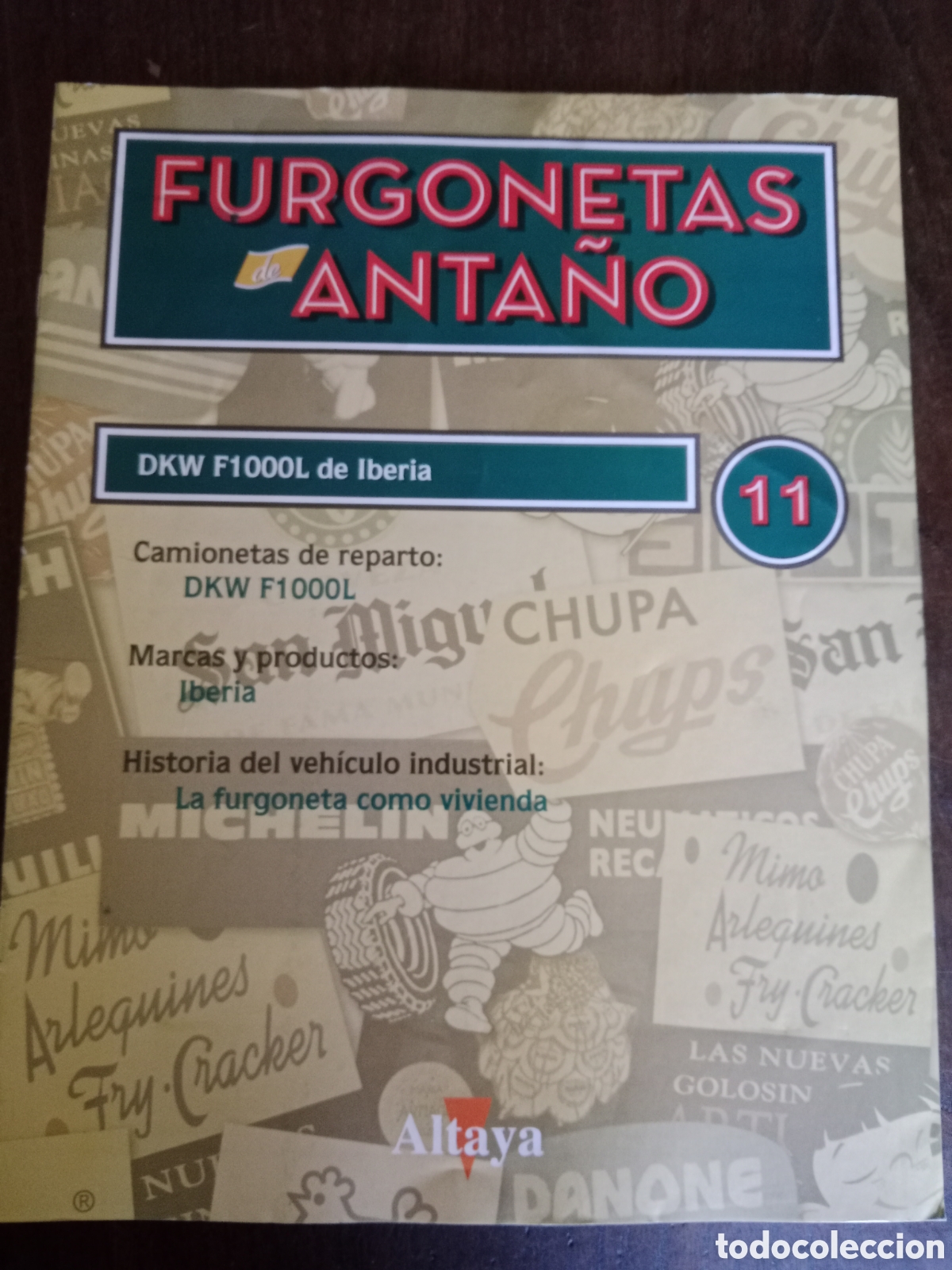 Otros art&iacute;culos de coleccionismo en papel: Fasc&iacute;culo furgoneta de anta&ntilde;o dkw F 1000 L 33