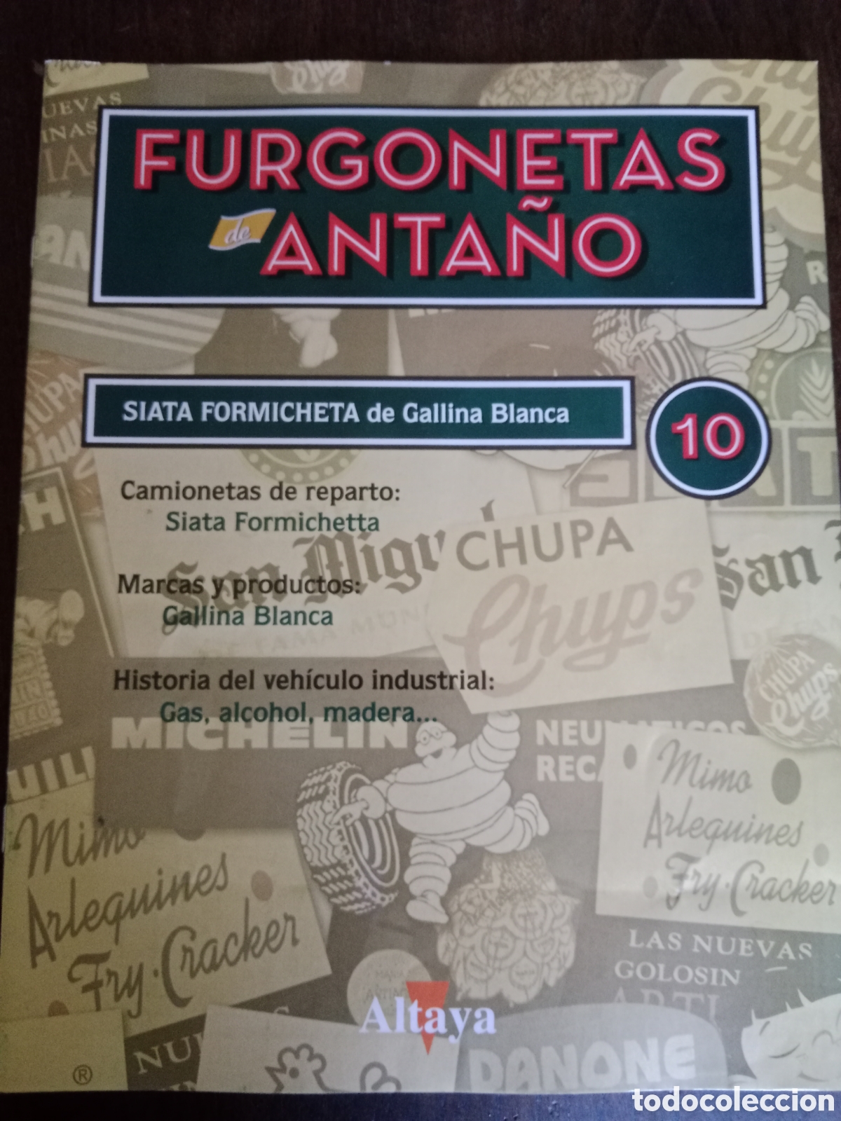 Otros art&iacute;culos de coleccionismo en papel: Fasc&iacute;culo furgoneta de anta&ntilde;o siata formicheta