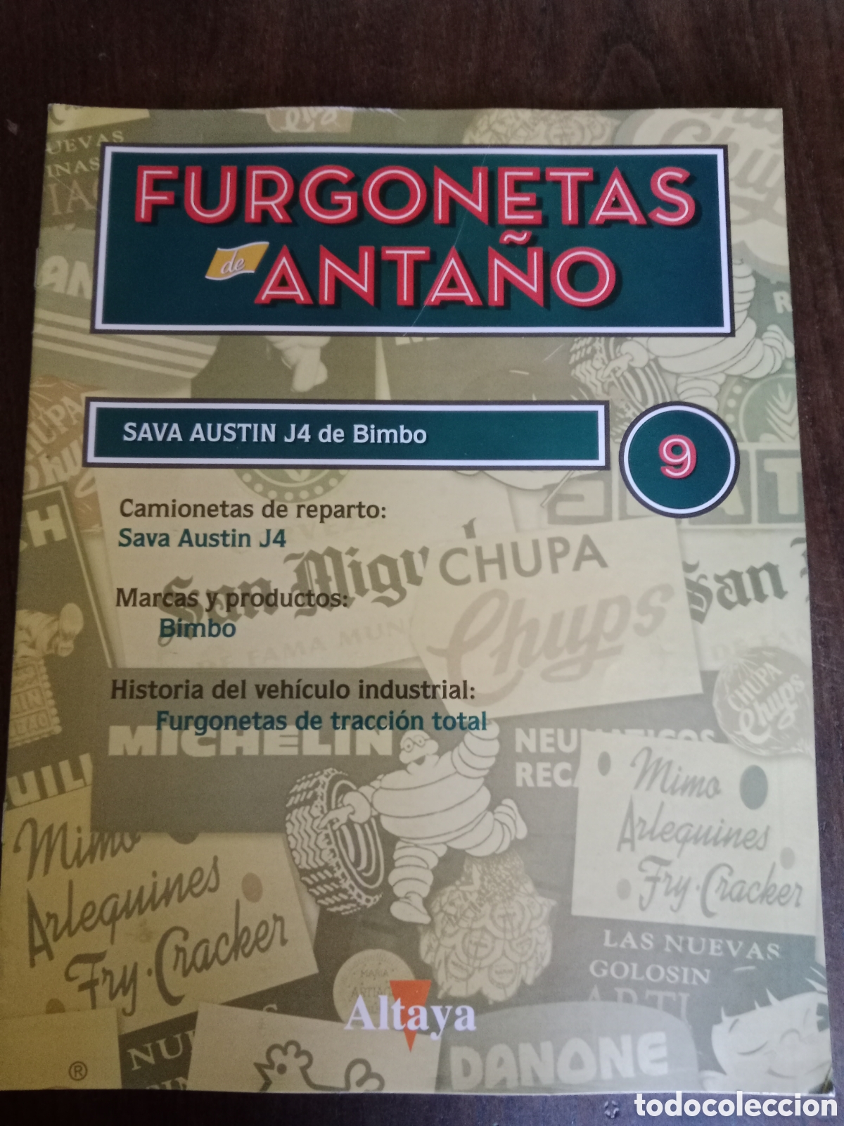 Otros art&iacute;culos de coleccionismo en papel: Fasc&iacute;culo furgoneta de anta&ntilde;o sava Austin J 4
