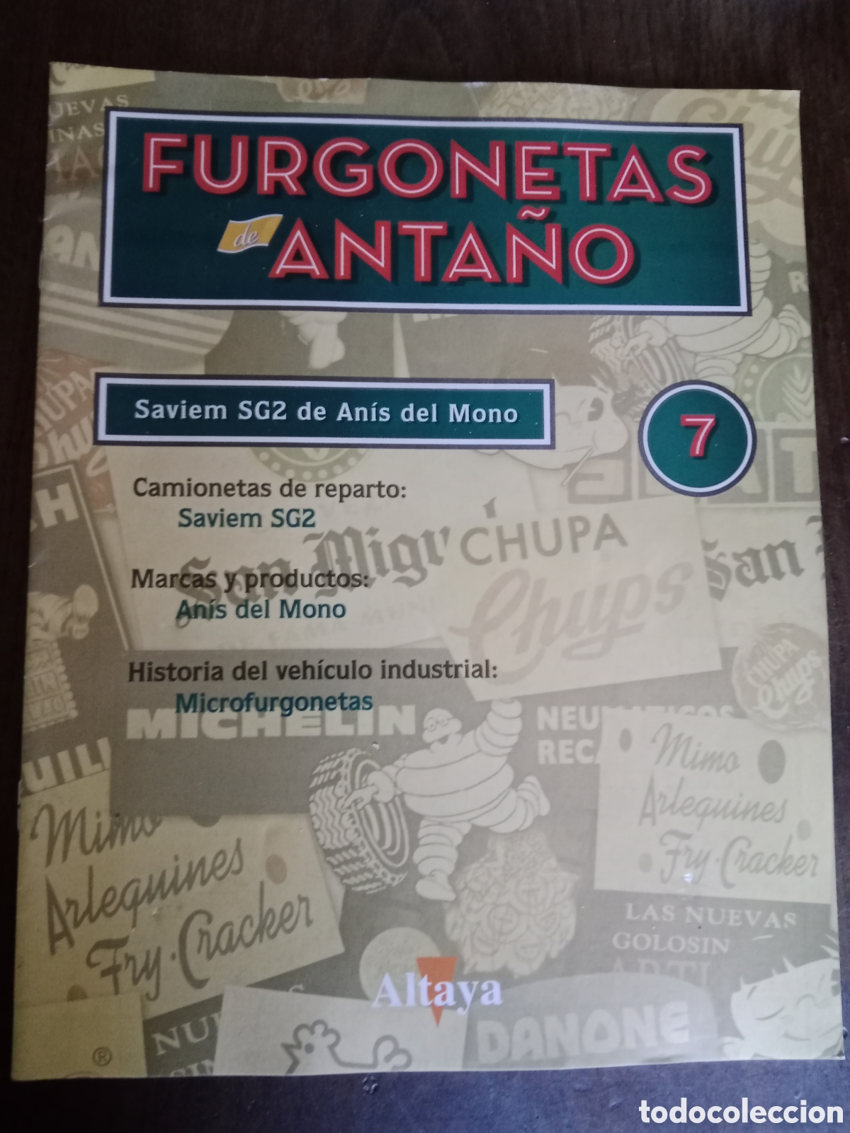 Otros art&iacute;culos de coleccionismo en papel: Fasc&iacute;culo furgoneta de anta&ntilde;o Saviem SG2