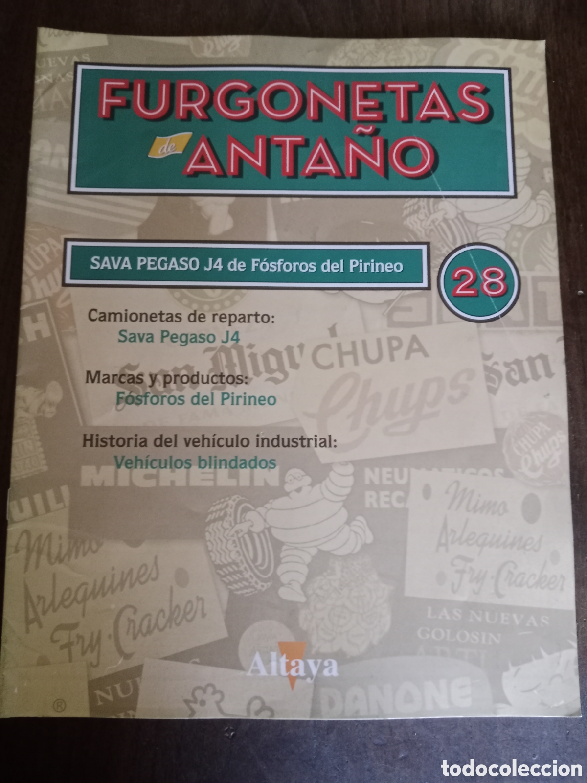 Otros art&iacute;culos de coleccionismo en papel: Fasc&iacute;culo furgoneta sava Pegaso J 4