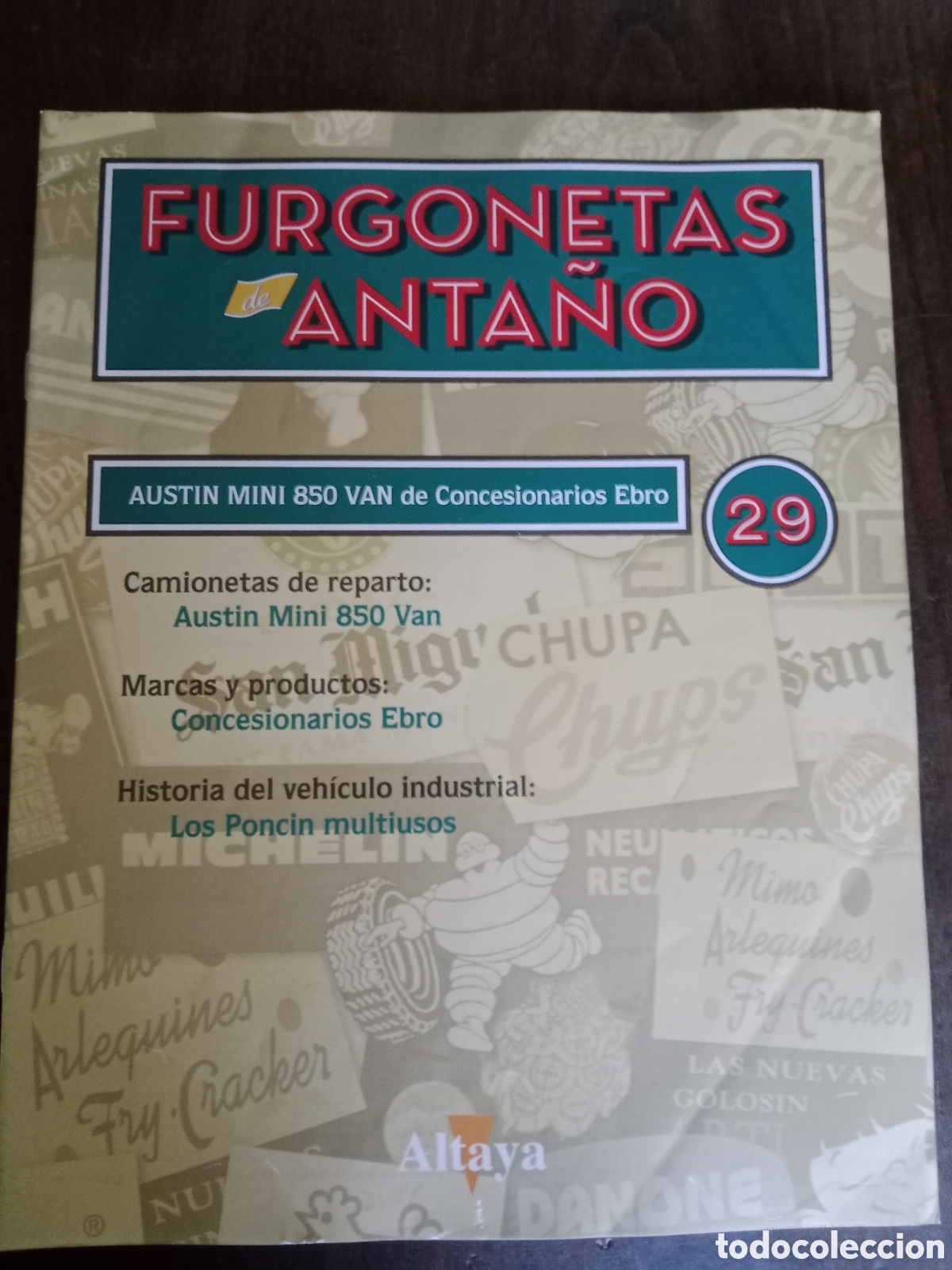 Otros art&iacute;culos de coleccionismo en papel: Fasc&iacute;culo furgoneta de anta&ntilde;o Austin mini 850 van