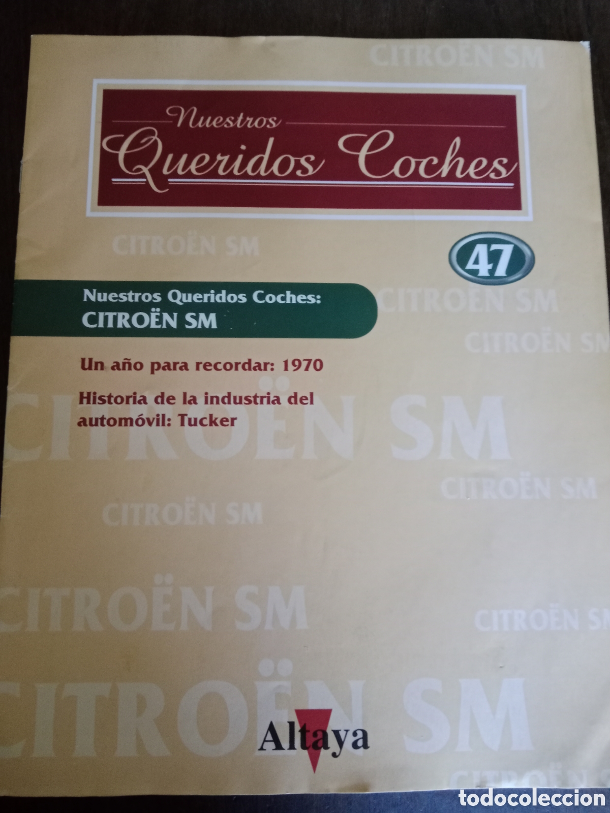 Otros art&iacute;culos de coleccionismo en papel: Fasc&iacute;culo queridos coches Citroen SM