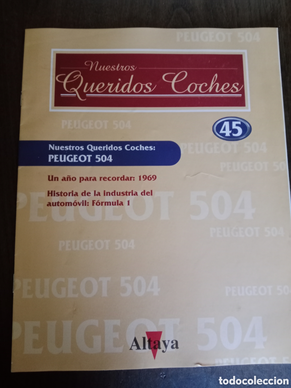 Otros art&iacute;culos de coleccionismo en papel: Fasc&iacute;culo queridos coches Peugeot 504