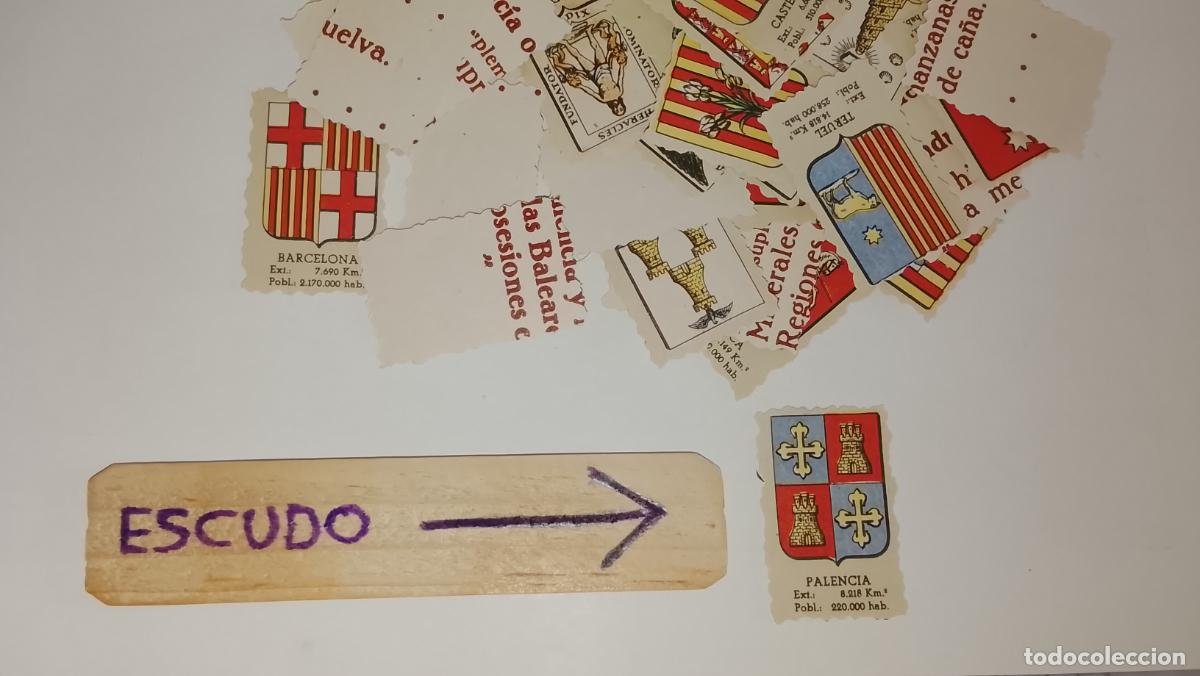 Otros art&iacute;culos de coleccionismo en papel: ESCUDO TROQUELADO A&Ntilde;OS 70/80 - SIMILAR A LOS CROMOS PIPAS TOSTAVAL - PROVINCIA PALENCIA