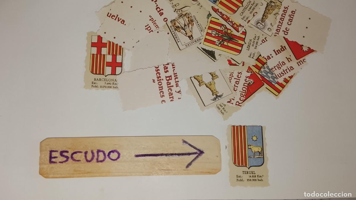 Otros art&iacute;culos de coleccionismo en papel: ESCUDO TROQUELADO A&Ntilde;OS 70/80 - SIMILAR A LOS CROMOS PIPAS TOSTAVAL - TERUEL