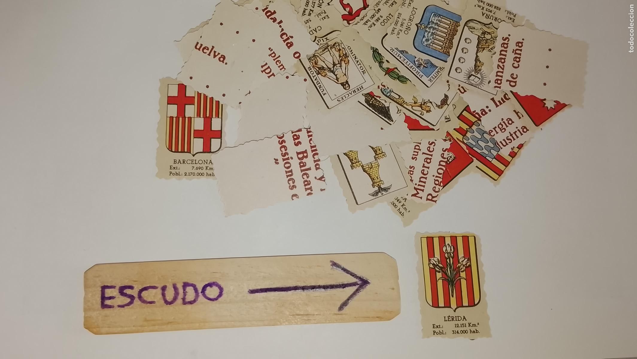 Otros art&iacute;culos de coleccionismo en papel: ESCUDO TROQUELADO A&Ntilde;OS 70/80 - SIMILAR A LOS CROMOS PIPAS TOSTAVAL - LERIDA