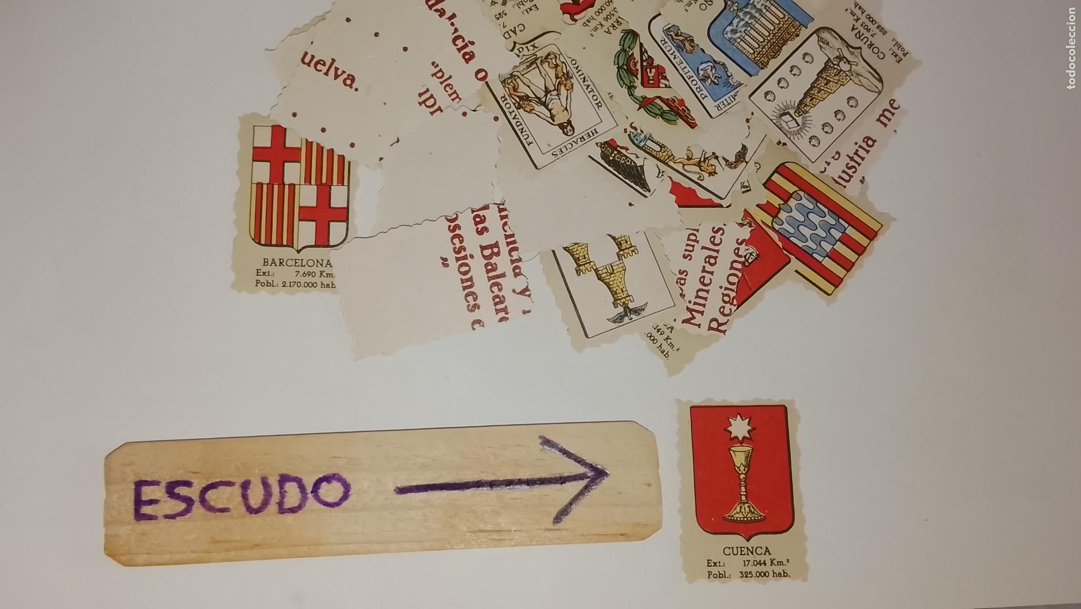 Otros art&iacute;culos de coleccionismo en papel: ESCUDO TROQUELADO A&Ntilde;OS 70/80 - SIMILAR A LOS CROMOS PIPAS TOSTAVAL - CUENCA