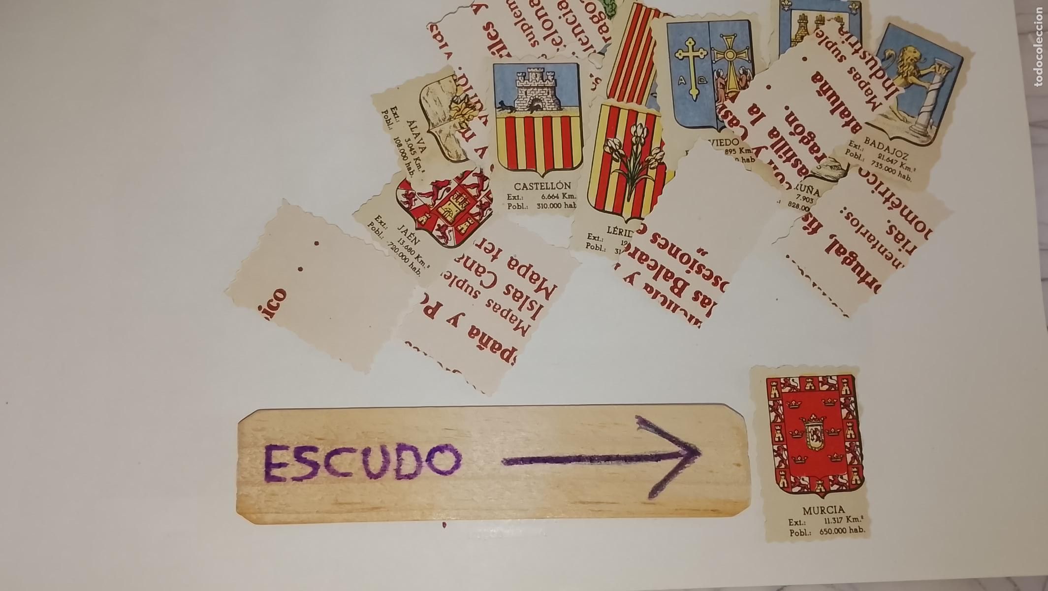 Otros art&iacute;culos de coleccionismo en papel: ESCUDO TROQUELADO A&Ntilde;OS 70/80 - SIMILAR A LOS CROMOS PIPAS TOSTAVAL - MURCIA