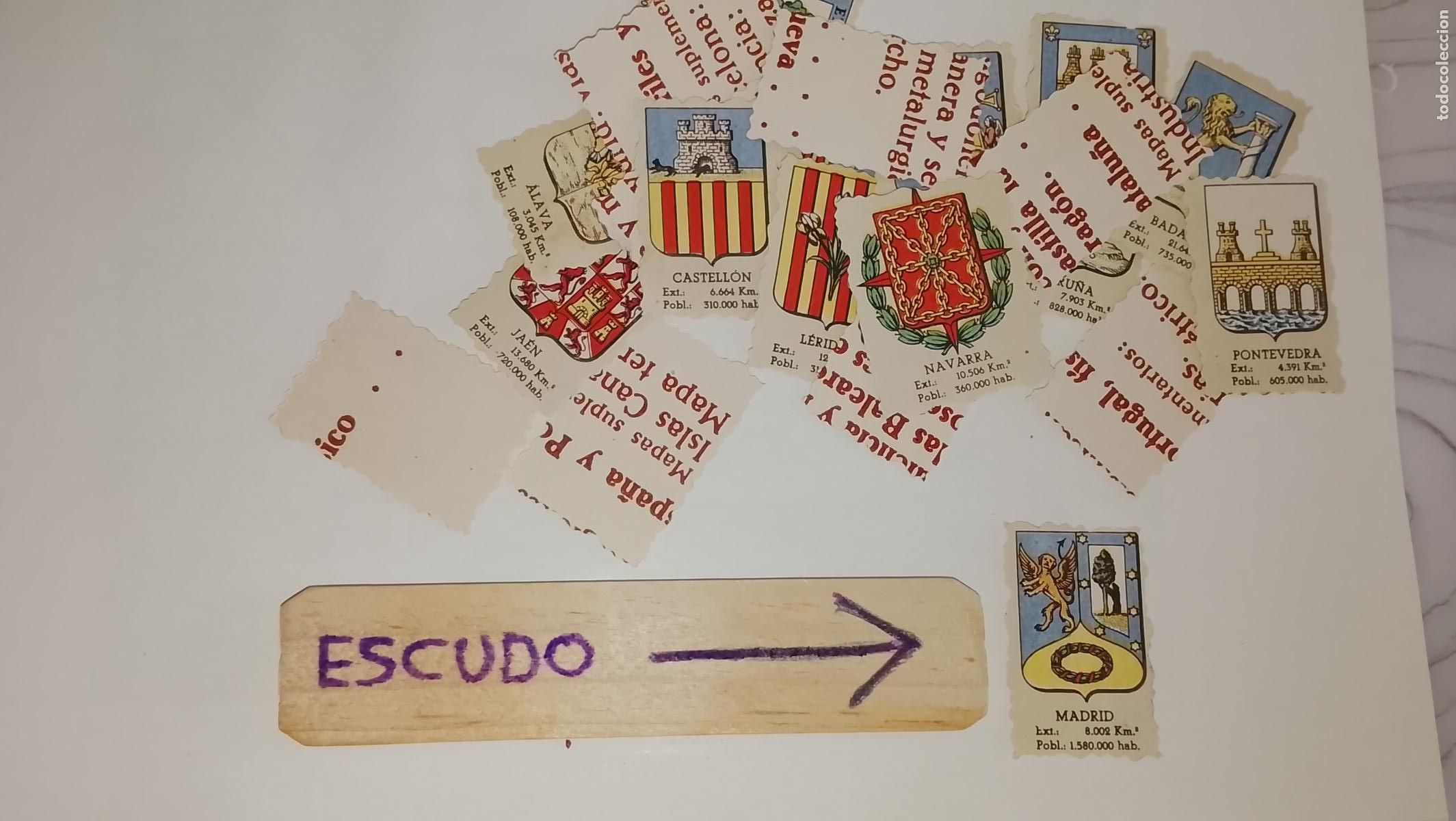 Otros art&iacute;culos de coleccionismo en papel: ESCUDO TROQUELADO A&Ntilde;OS 70/80 - SIMILAR A LOS CROMOS PIPAS TOSTAVAL - MADRID