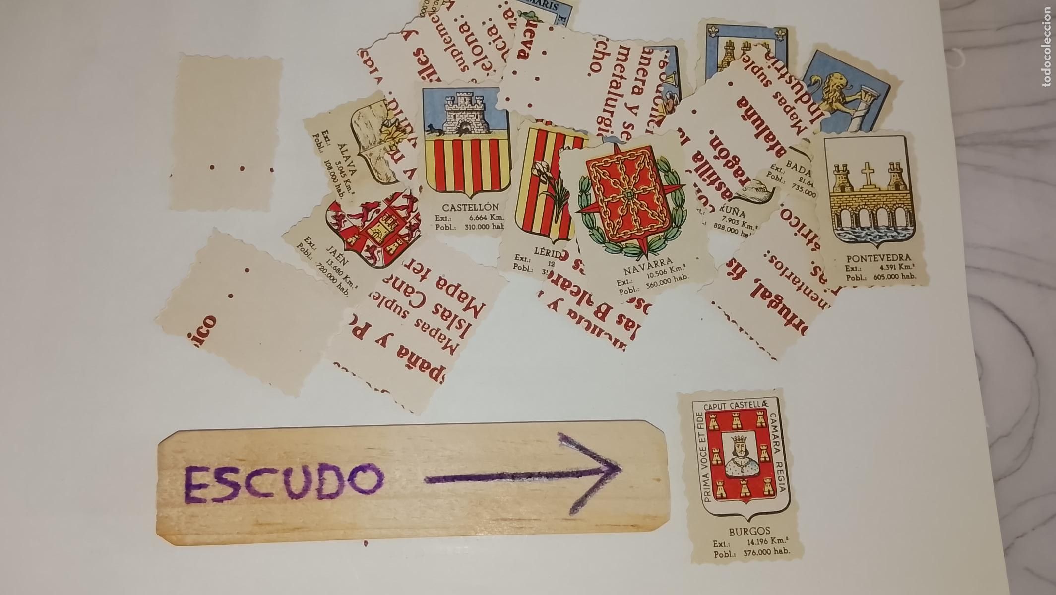 Otros art&iacute;culos de coleccionismo en papel: ESCUDO TROQUELADO A&Ntilde;OS 70/80 - SIMILAR A LOS CROMOS PIPAS TOSTAVAL - BURGOS
