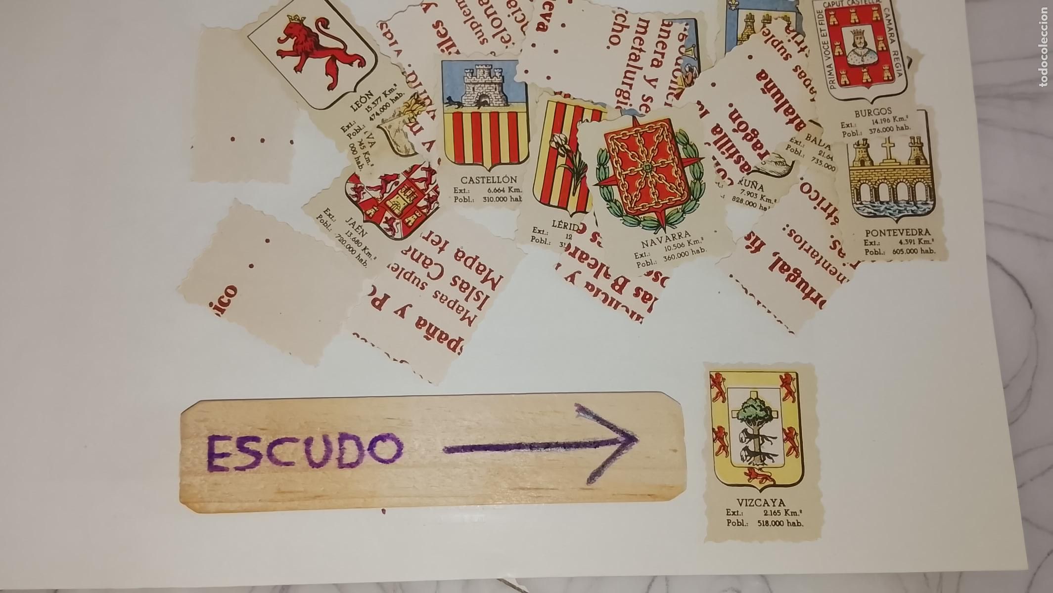 Otros art&iacute;culos de coleccionismo en papel: ESCUDO TROQUELADO A&Ntilde;OS 70/80 - SIMILAR A LOS CROMOS PIPAS TOSTAVAL - VIZCAYA