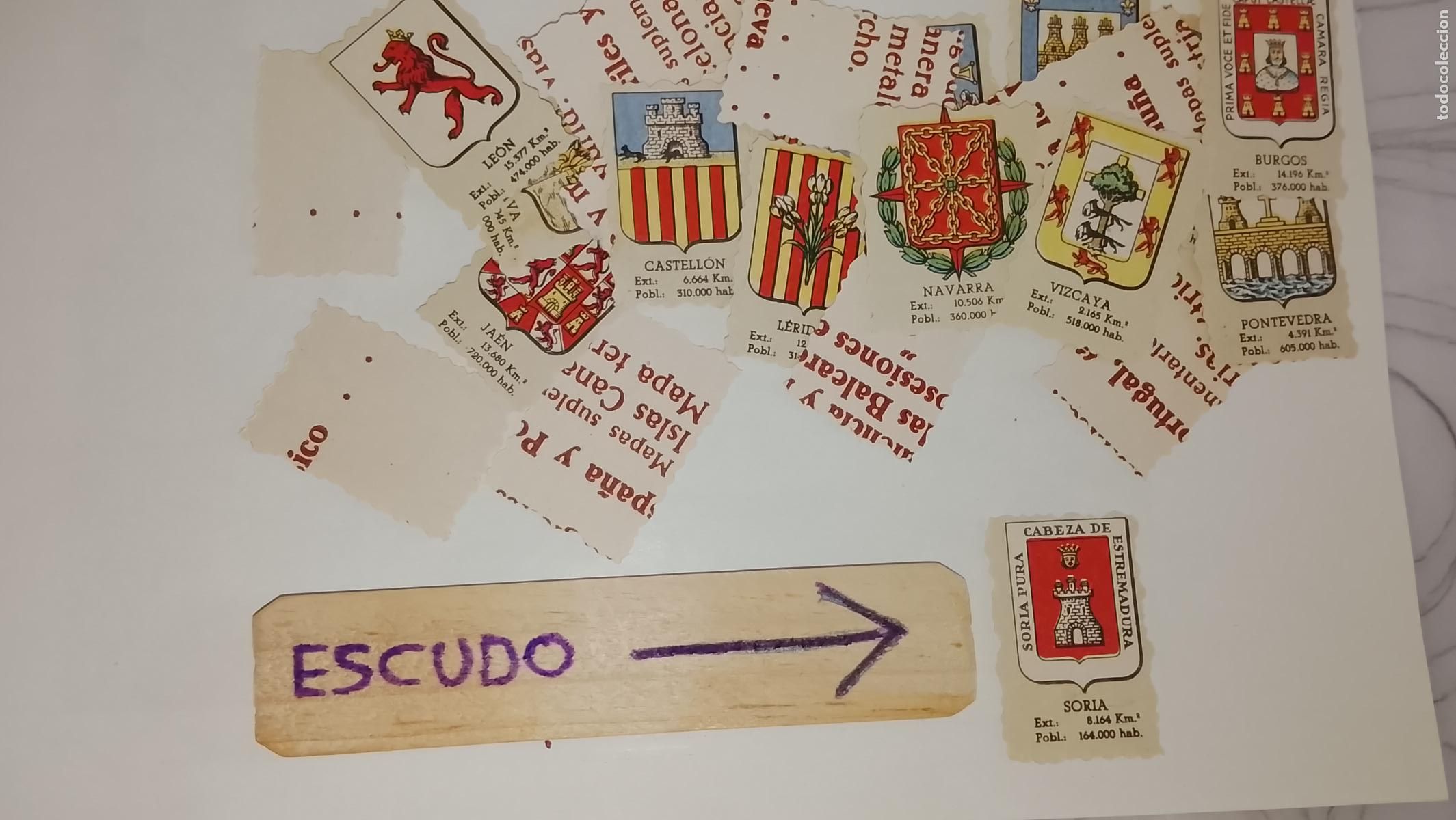 Otros art&iacute;culos de coleccionismo en papel: ESCUDO TROQUELADO A&Ntilde;OS 70/80 - SIMILAR A LOS CROMOS PIPAS TOSTAVAL - SORIA