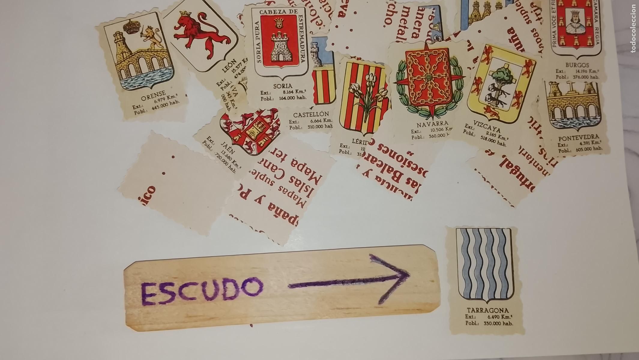 Otros art&iacute;culos de coleccionismo en papel: ESCUDO TROQUELADO A&Ntilde;OS 70/80 - SIMILAR A LOS CROMOS PIPAS TOSTAVAL - TARRAGONA