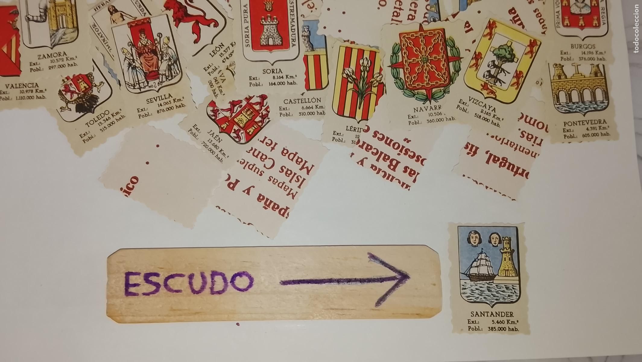 Otros art&iacute;culos de coleccionismo en papel: ESCUDO TROQUELADO A&Ntilde;OS 70/80 - SIMILAR A LOS CROMOS PIPAS TOSTAVAL - SANTANDER