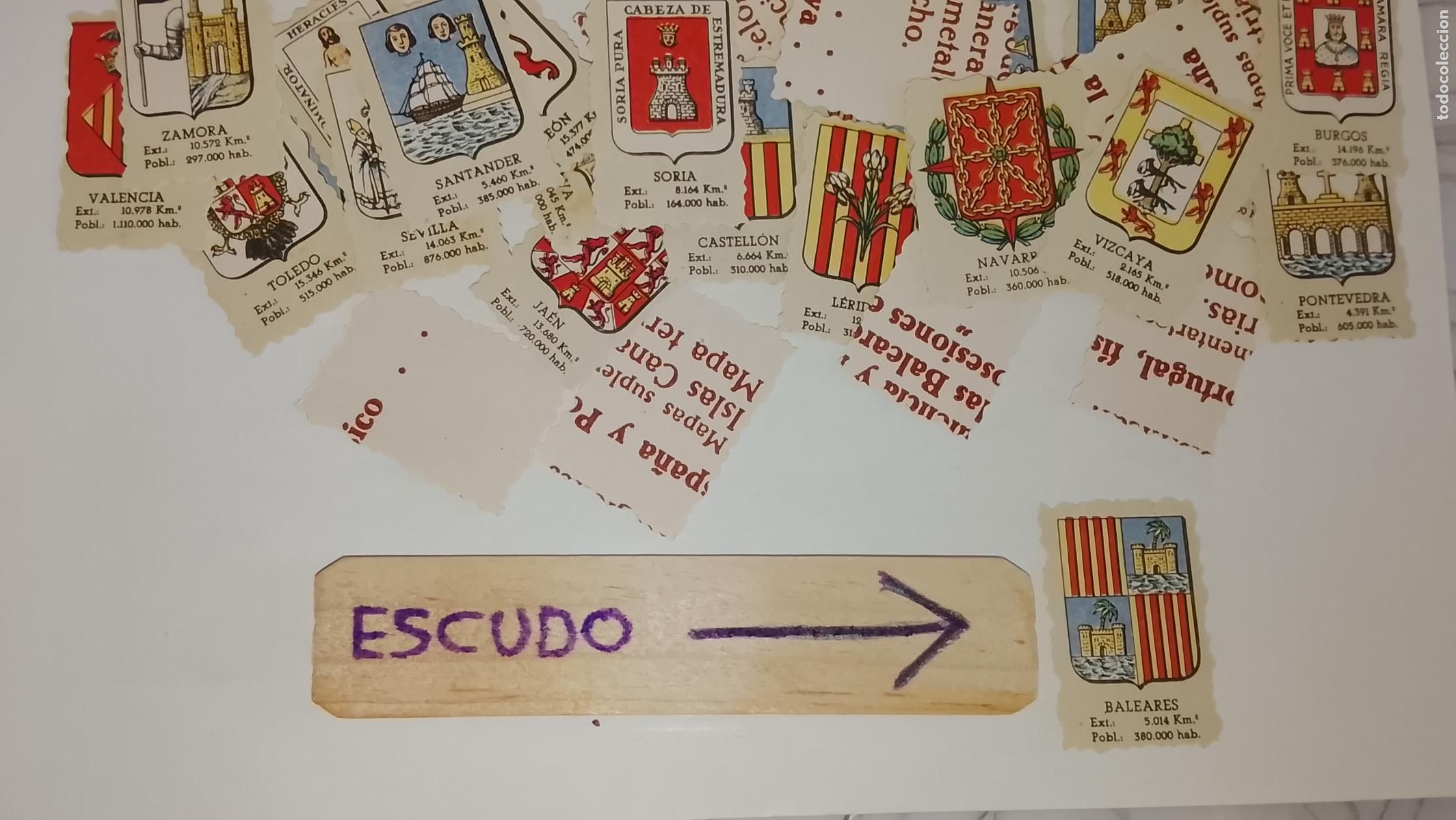 Otros art&iacute;culos de coleccionismo en papel: ESCUDO TROQUELADO A&Ntilde;OS 70/80 - SIMILAR A LOS CROMOS PIPAS TOSTAVAL - BALEARES