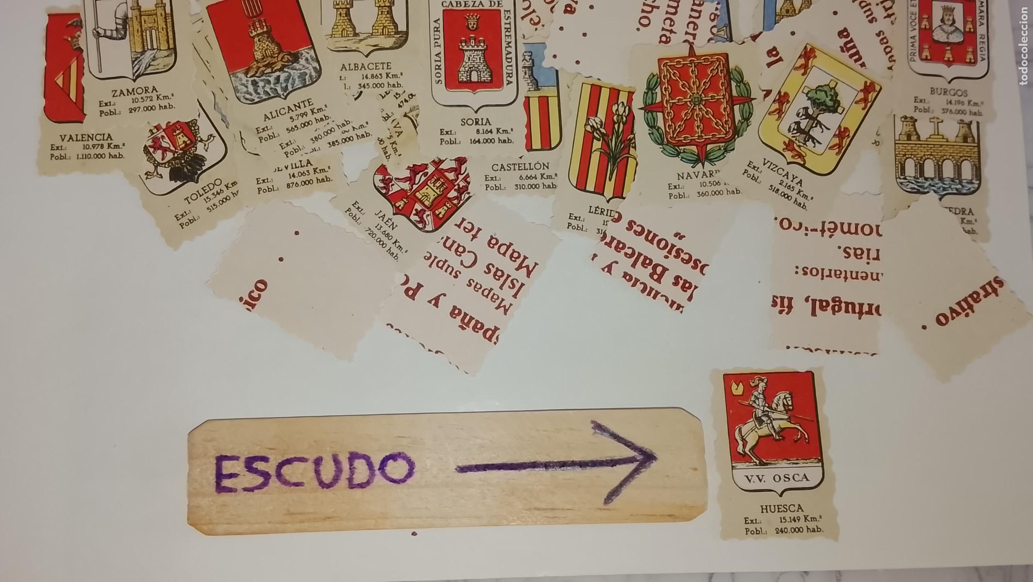 Otros art&iacute;culos de coleccionismo en papel: ESCUDO TROQUELADO A&Ntilde;OS 70/80 - SIMILAR A LOS CROMOS PIPAS TOSTAVAL - V.V. OSCA