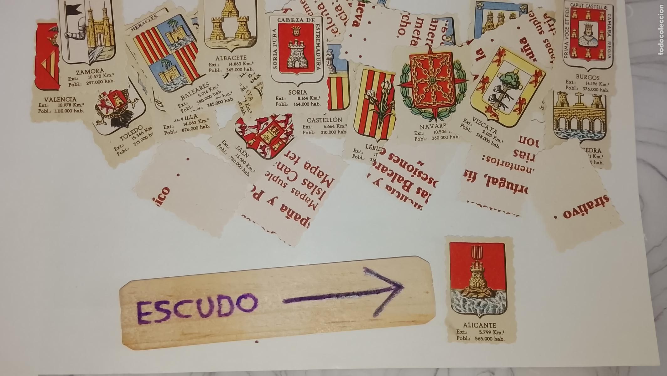 Otros art&iacute;culos de coleccionismo en papel: ESCUDO TROQUELADO A&Ntilde;OS 70/80 - SIMILAR A LOS CROMOS PIPAS TOSTAVAL - ALICANTE