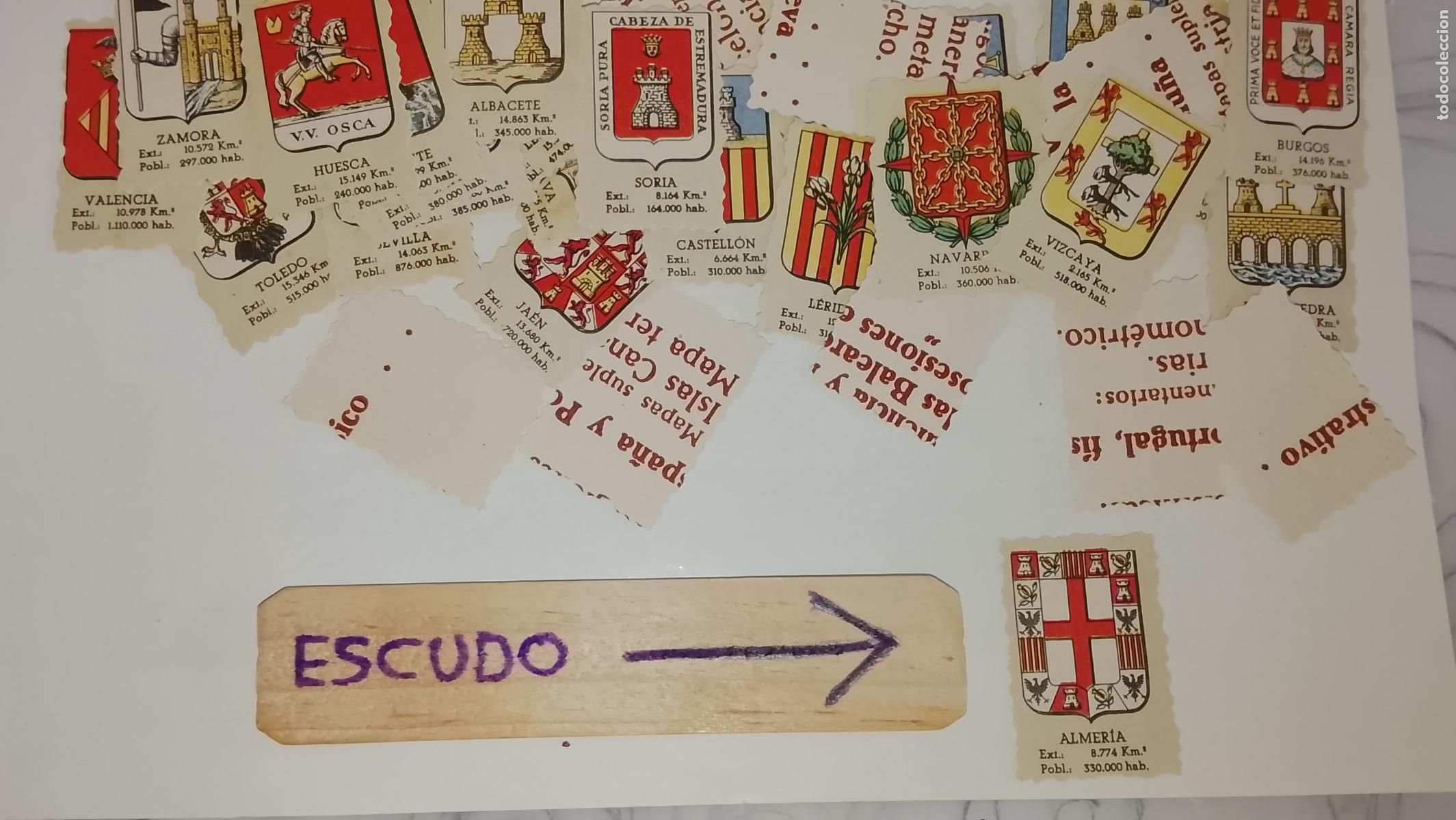 Otros art&iacute;culos de coleccionismo en papel: ESCUDO TROQUELADO A&Ntilde;OS 70/80 - SIMILAR A LOS CROMOS PIPAS TOSTAVAL - ALMERIA