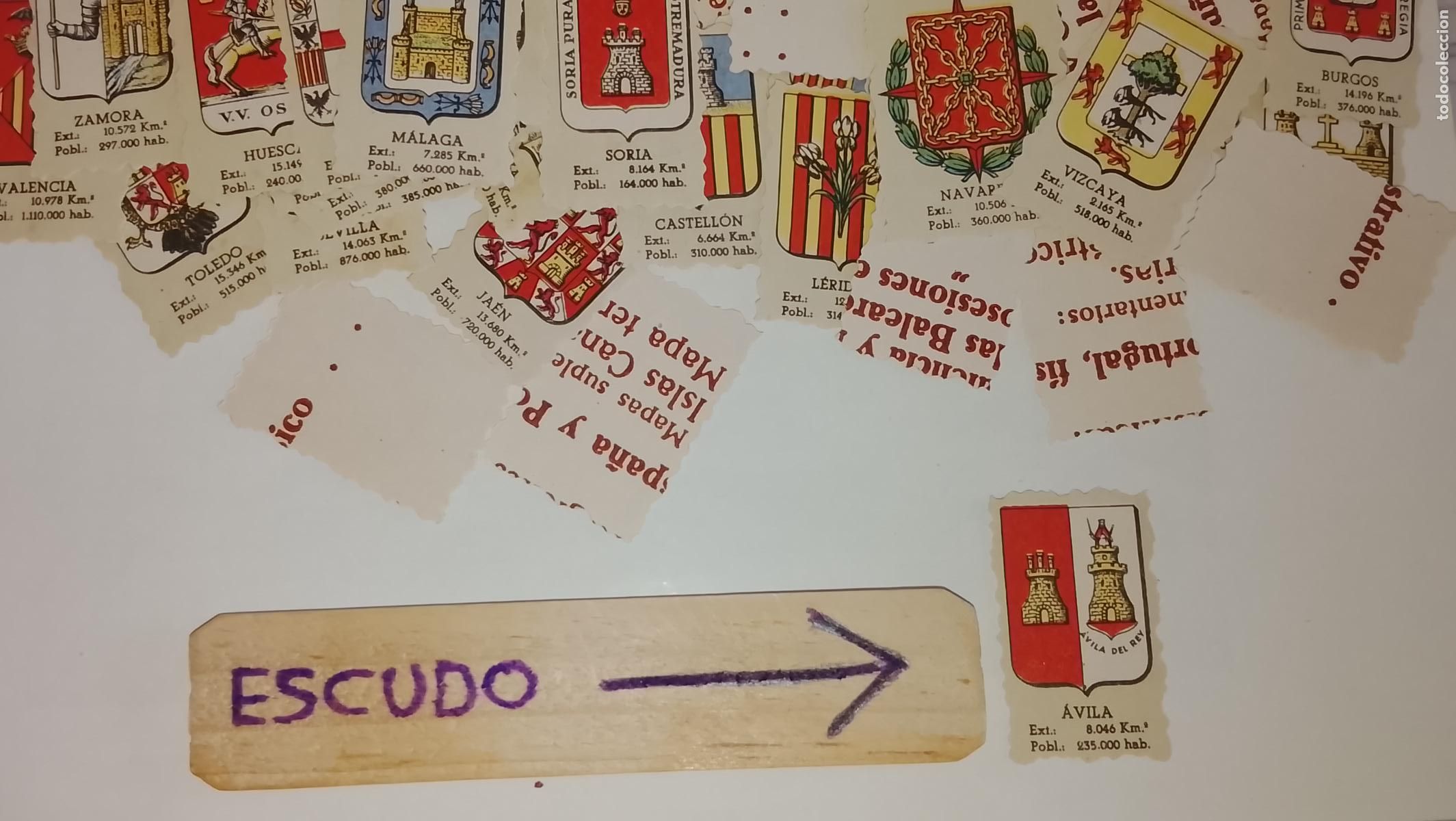Otros art&iacute;culos de coleccionismo en papel: ESCUDO TROQUELADO A&Ntilde;OS 70/80 - SIMILAR A LOS CROMOS PIPAS TOSTAVAL - AVILA