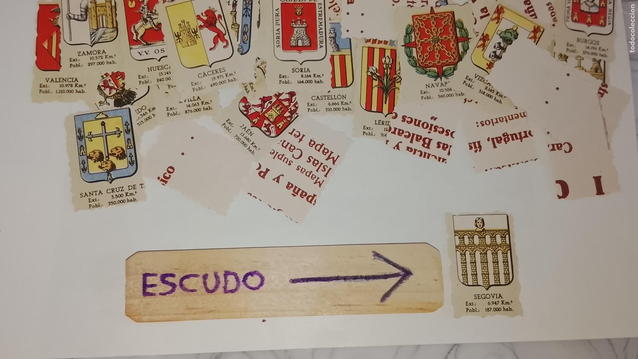 Otros art&iacute;culos de coleccionismo en papel: ESCUDO TROQUELADO A&Ntilde;OS 70/80 - SIMILAR A LOS CROMOS PIPAS TOSTAVAL - SEGOVIA