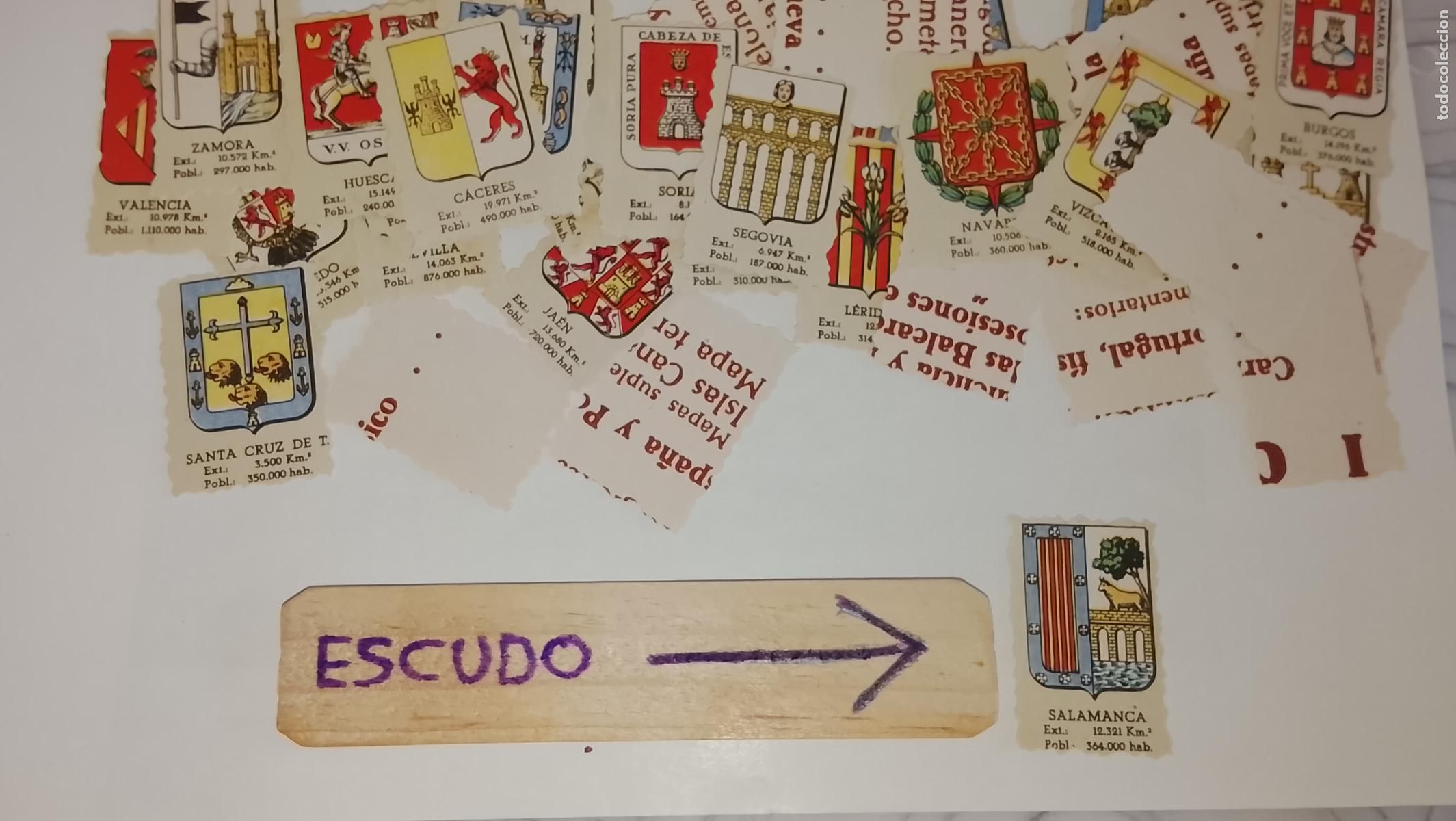 Otros art&iacute;culos de coleccionismo en papel: ESCUDO TROQUELADO A&Ntilde;OS 70/80 - SIMILAR A LOS CROMOS PIPAS TOSTAVAL - SALAMANCA