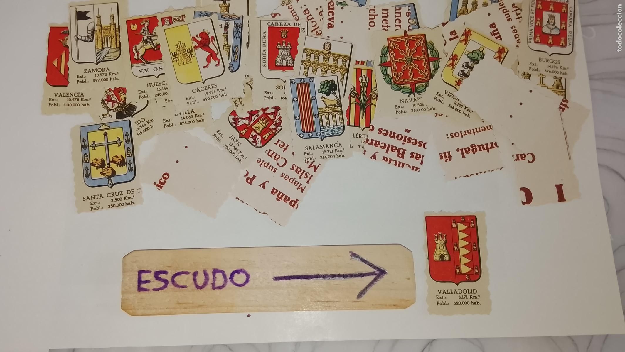 Otros art&iacute;culos de coleccionismo en papel: ESCUDO TROQUELADO A&Ntilde;OS 70/80 - SIMILAR A LOS CROMOS PIPAS TOSTAVAL - VALLADOLID