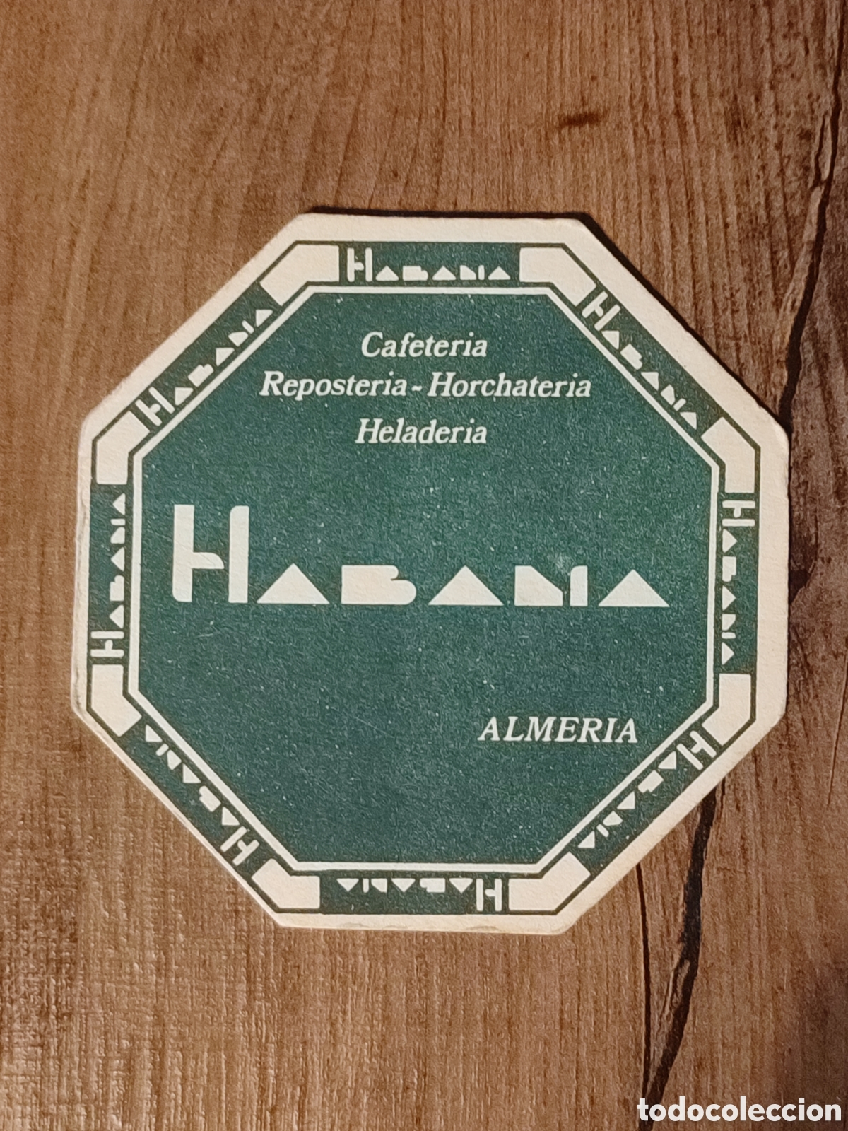 Otros art&iacute;culos de coleccionismo en papel: Posavaso Cafeter&iacute;a Helader&iacute;a Habana ALMER&Iacute;A