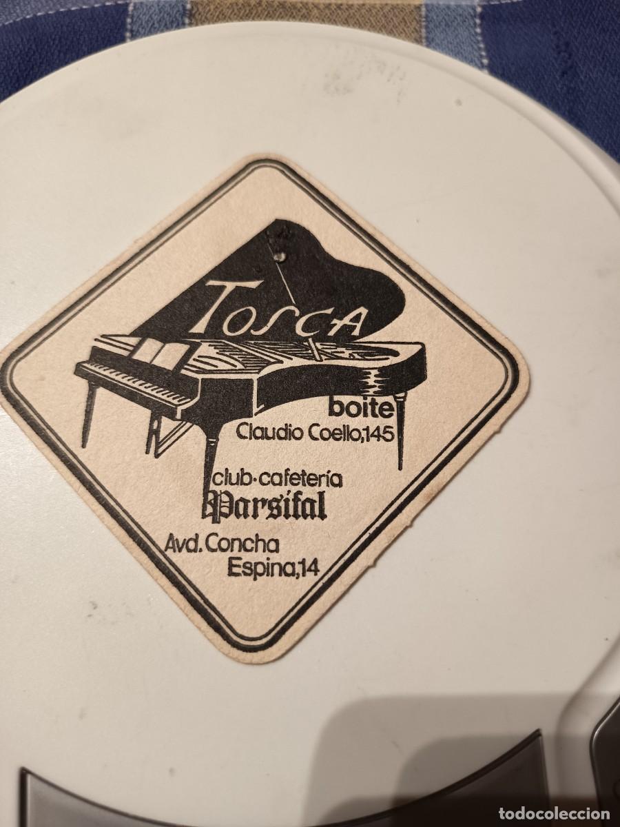 Otros art&iacute;culos de coleccionismo en papel: POSAVASOS BOITE TOSCA-CLUB PARSIFAL-MADRID