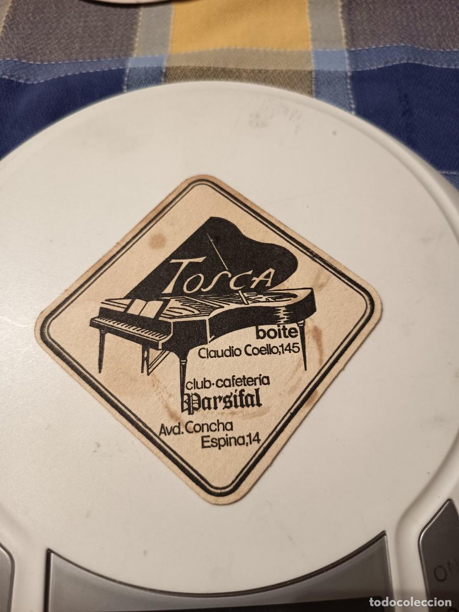 Otros art&iacute;culos de coleccionismo en papel: POSAVASOS BOITE TOSCA-CLUB PARSIFAL-MADRID