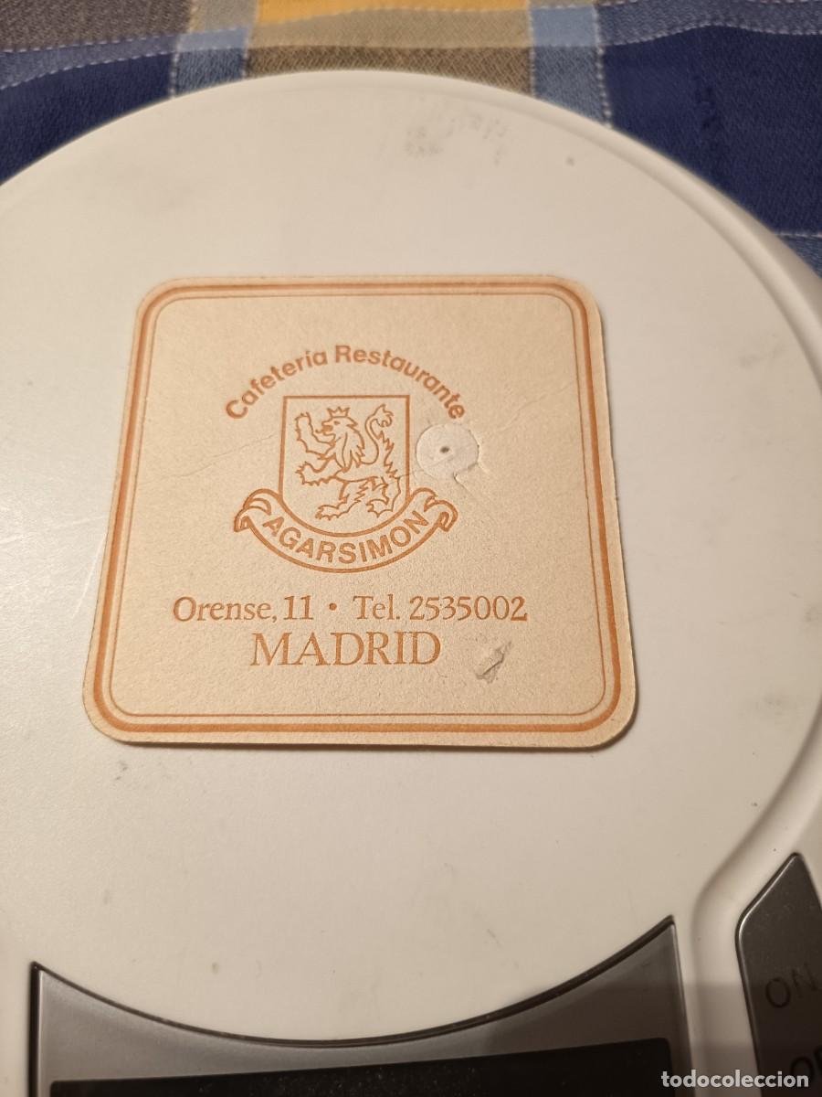 Otros art&iacute;culos de coleccionismo en papel: POSAVASOS CAFETERIA AGARSIMON-MADRID