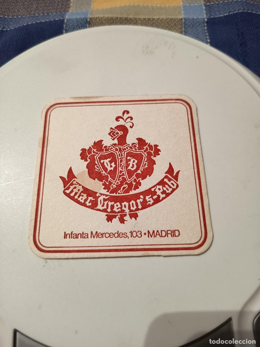 Otros art&iacute;culos de coleccionismo en papel: POSAVASOS PUB MAC GREGOR'S-MADRID