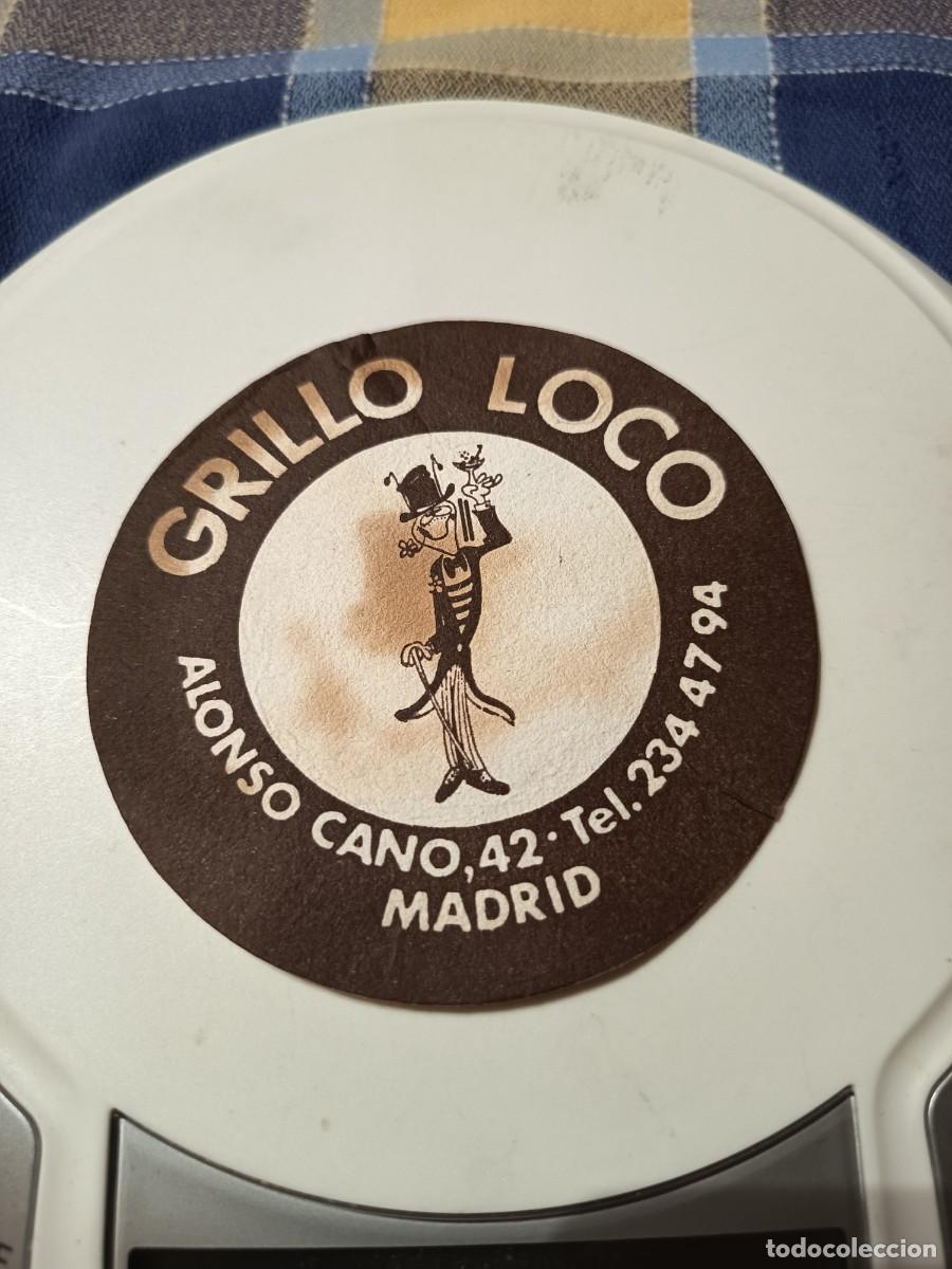 Otros art&iacute;culos de coleccionismo en papel: POSAVASOS CAFE GRILLO LOCO-MADRID