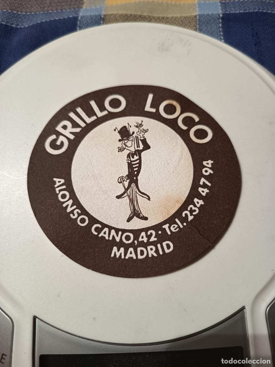 Otros art&iacute;culos de coleccionismo en papel: POSAVASOS CAFE GRILLO LOCO-MADRID