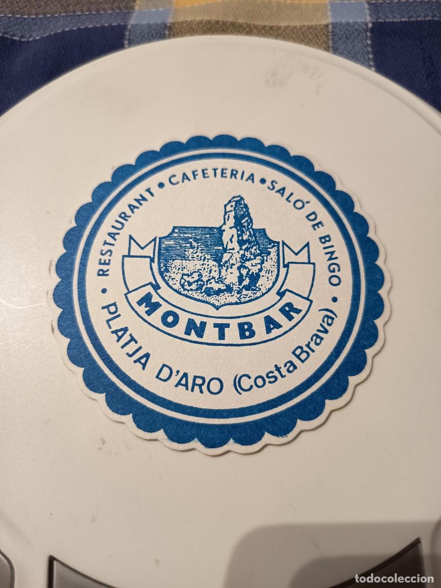 Otros art&iacute;culos de coleccionismo en papel: POSAVASOS CAFETERIA MONTBAR-PLATJA D'ARO-GERONA