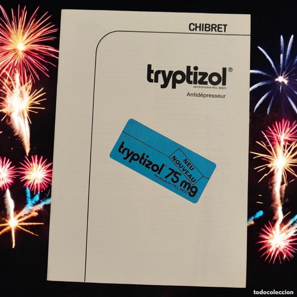 Otros art&iacute;culos de coleccionismo en papel: Folleto M&eacute;dico Original Tryptizol 75 Mg &ndash; Psicofarmacolog&iacute;a Vintage De Colecci&oacute;n