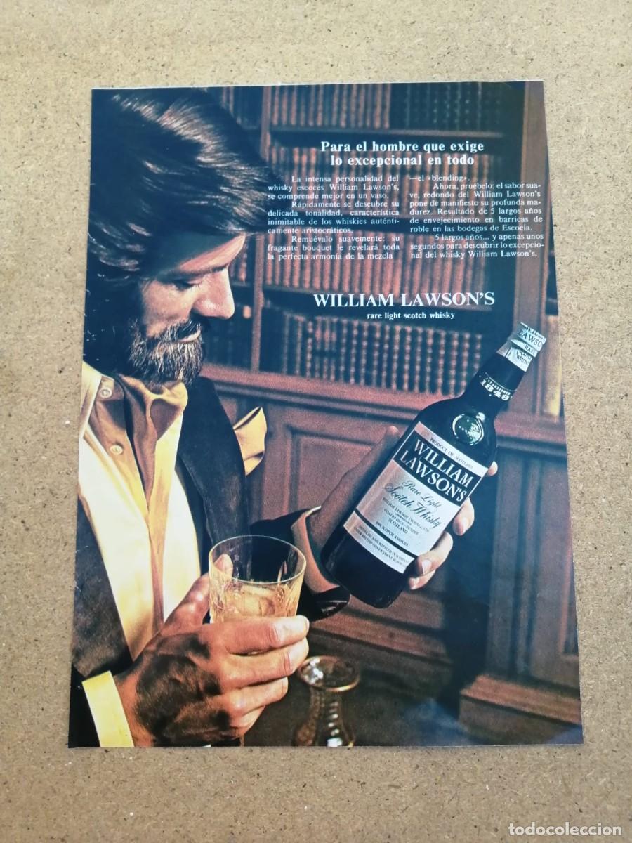 Otros art&iacute;culos de coleccionismo en papel: ANUNCIO. WILLIAM LAWSON'S SCOTCH WHISKY