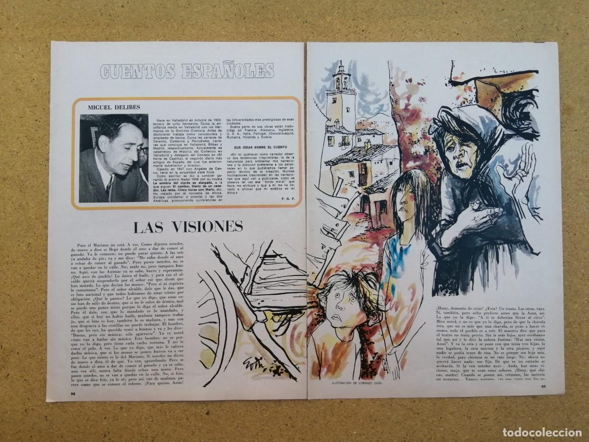 Otros art&iacute;culos de coleccionismo en papel: CUENTOS ESPA&Ntilde;OLES. LAS VISIONES (MIGUEL DELIBES)