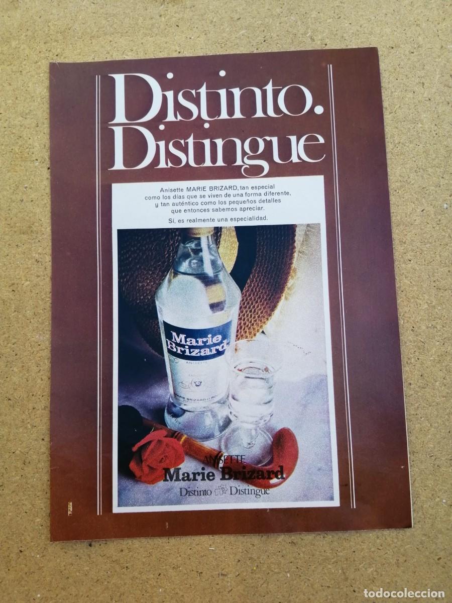 Otros art&iacute;culos de coleccionismo en papel: ANUNCIO. MARIE BRIZARD ANISETTE