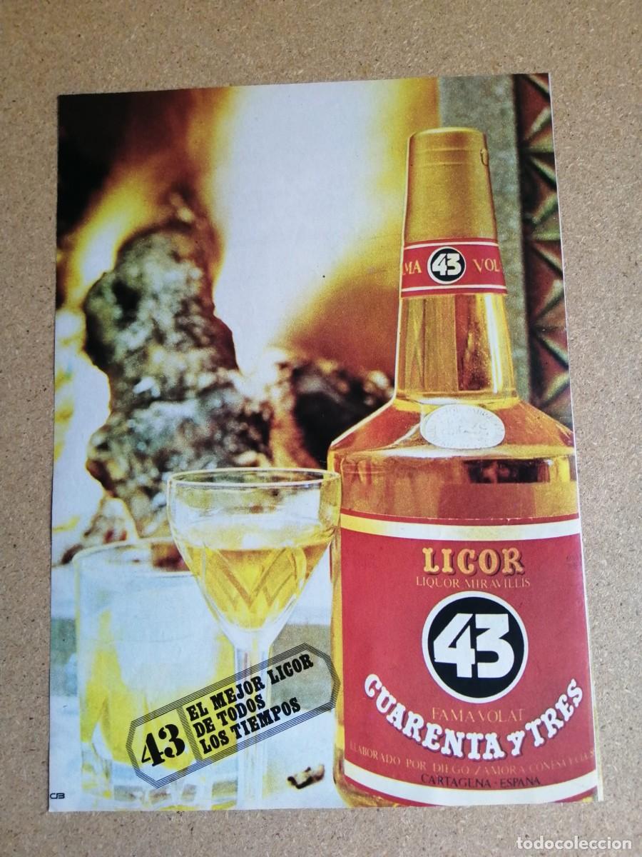Otros art&iacute;culos de coleccionismo en papel: ANUNCIO. LICOR 43...