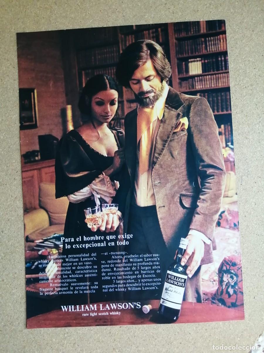 Otros art&iacute;culos de coleccionismo en papel: ANUNCIO. WILLIAM LAWSON'S SCOTCH WHISKY