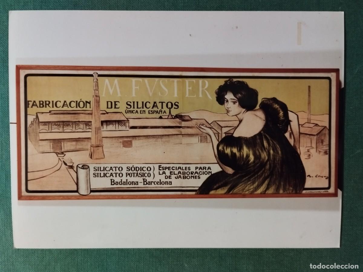Otros art&iacute;culos de coleccionismo en papel: REPRODUCCION EN PAPEL FOTOGRAFICO ANUNCIO M FUSTER SILICATOS (BARCELONA)