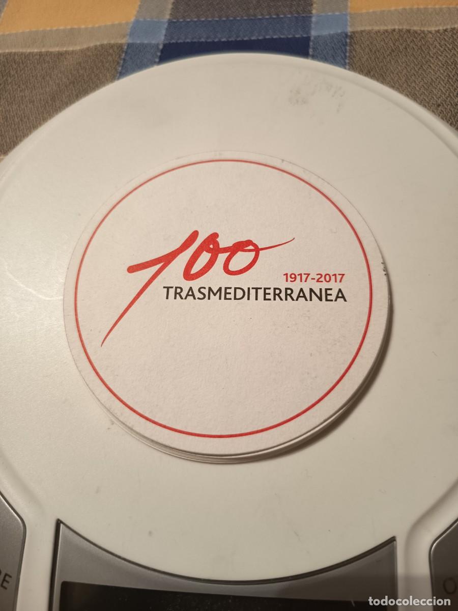 Otros art&iacute;culos de coleccionismo en papel: POSAVASOS NAVIERA TRANSMEDITERRANEA 100 ANIVERSARIO