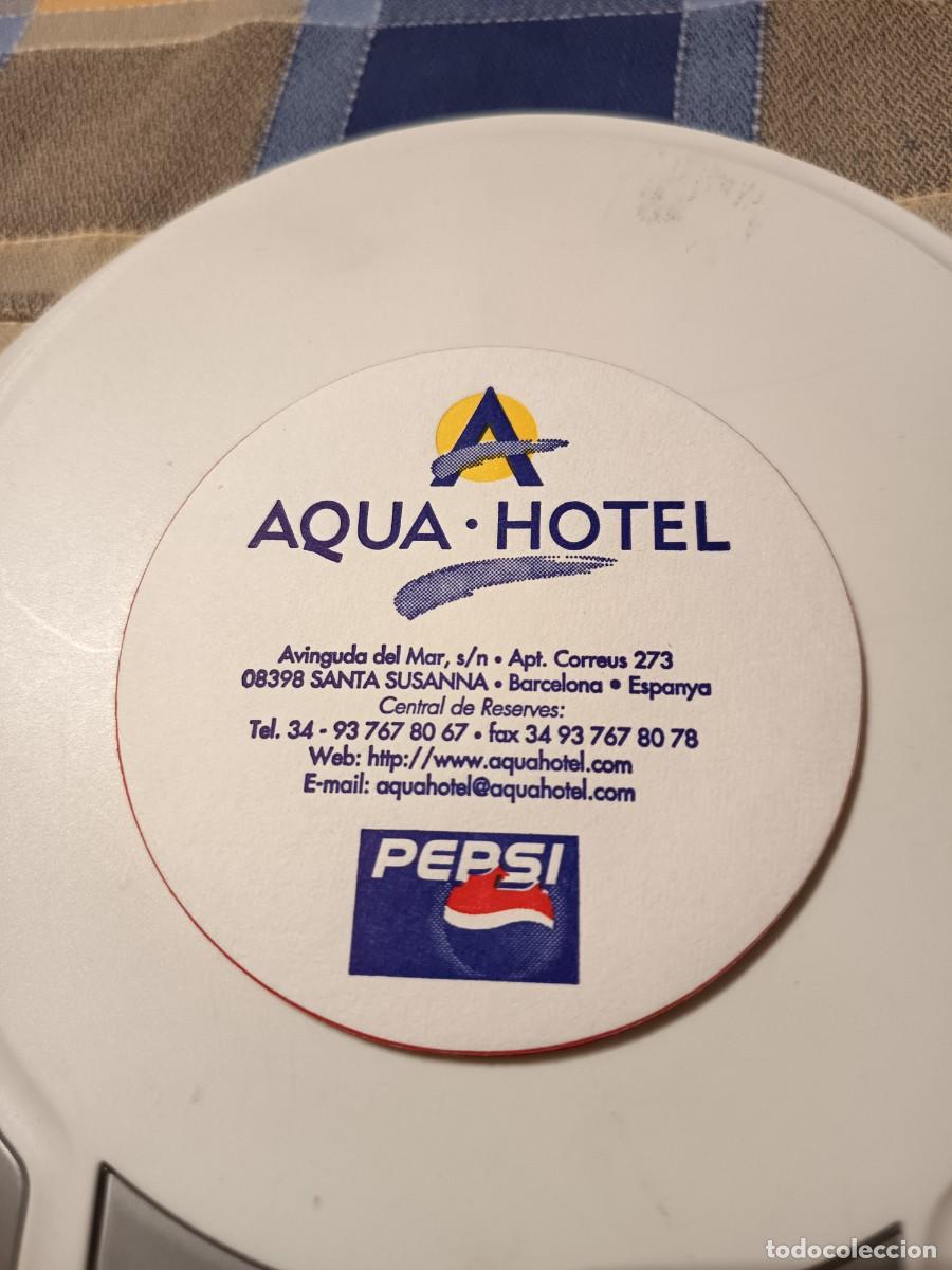 Otros art&iacute;culos de coleccionismo en papel: POSAVASOS HOTEL AQUA-SANTA SUSANNA-BARCELONA-PEPSI