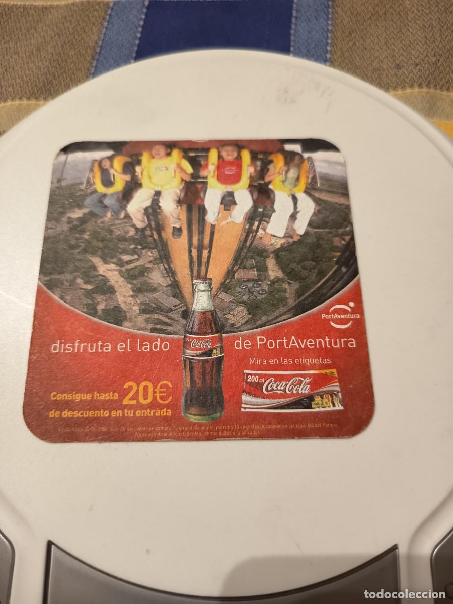 Otros art&iacute;culos de coleccionismo en papel: POSAVASOS COCA COLA-PORT AVENTURA-SALOU-TARRAGONA