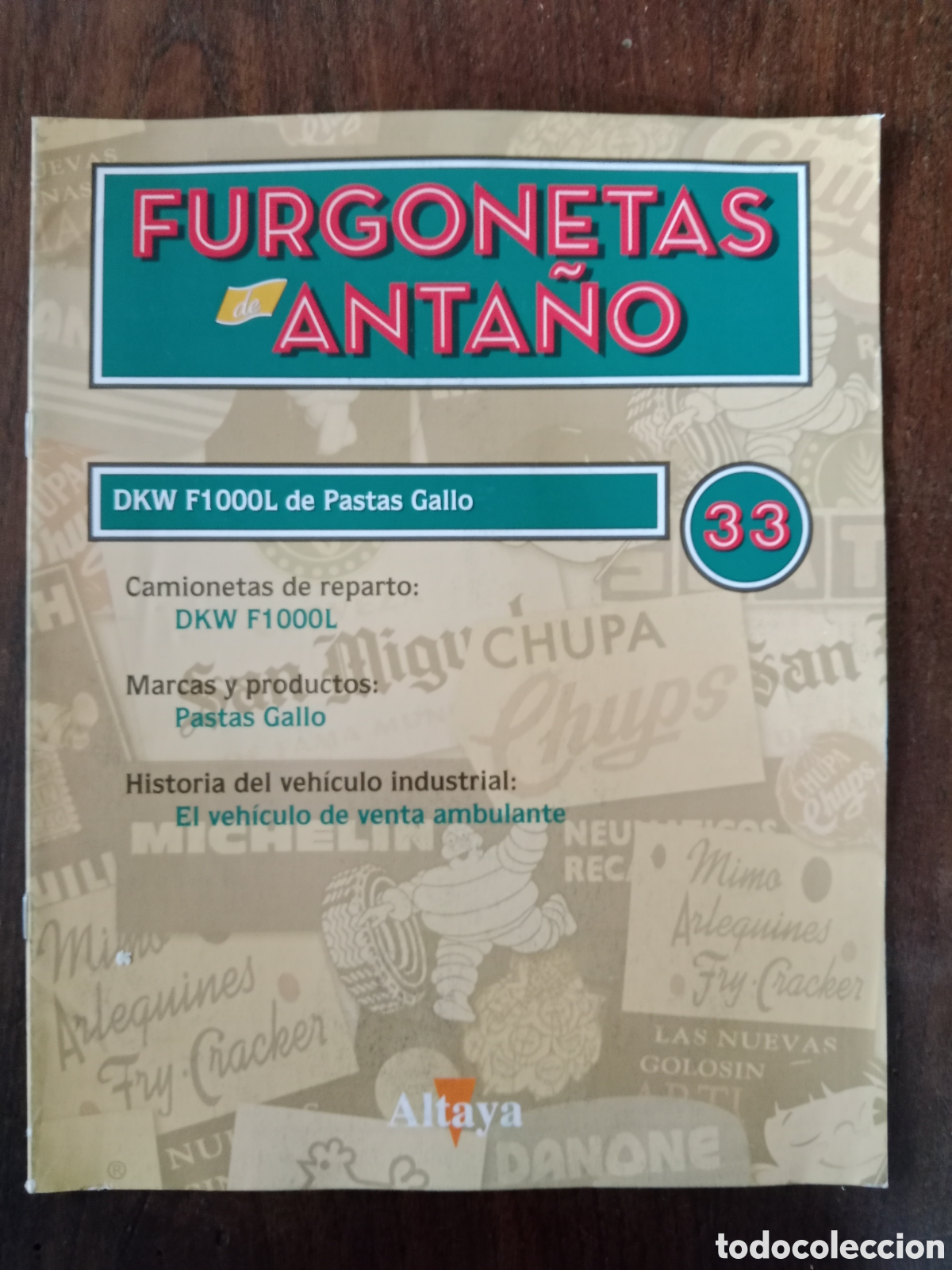 Otros art&iacute;culos de coleccionismo en papel: Fasc&iacute;culo furgoneta Dkw F 1000 L