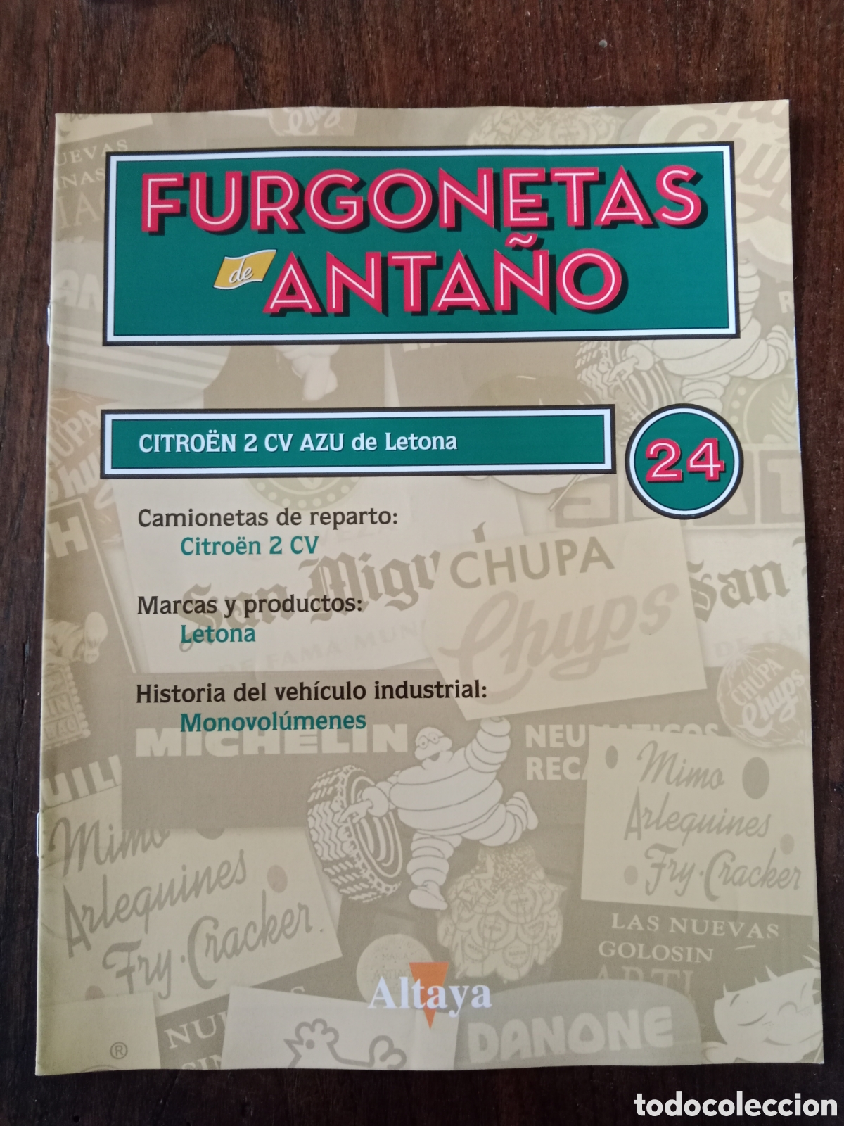 Otros art&iacute;culos de coleccionismo en papel: Fasc&iacute;culo furgoneta Citroen 2 CV