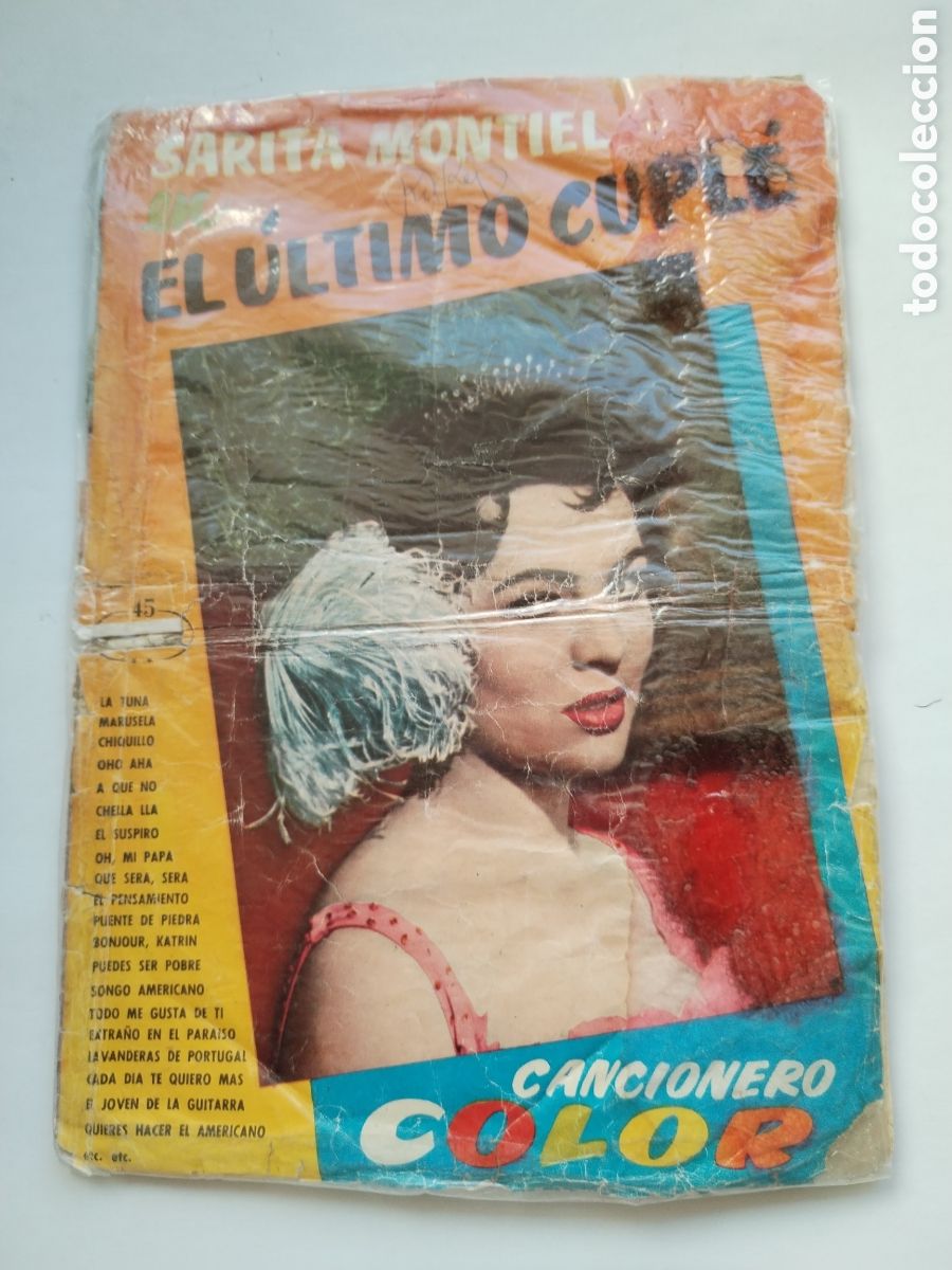 Otros art&iacute;culos de coleccionismo en papel: CANCIONERO COLOR SARITA MONTIEL